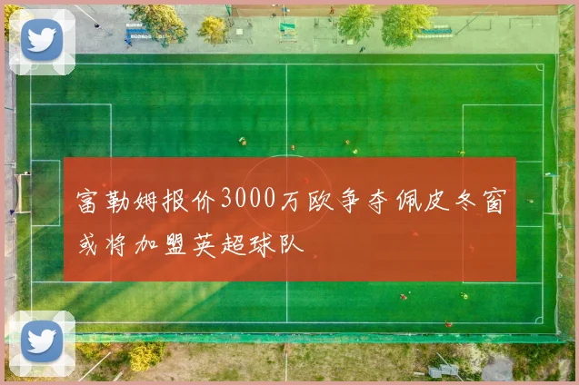 富勒姆报价3000万欧争夺佩皮冬窗或将加盟英超球队